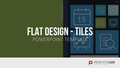Flat Design - Kacheln PowerPoint-Vorlage