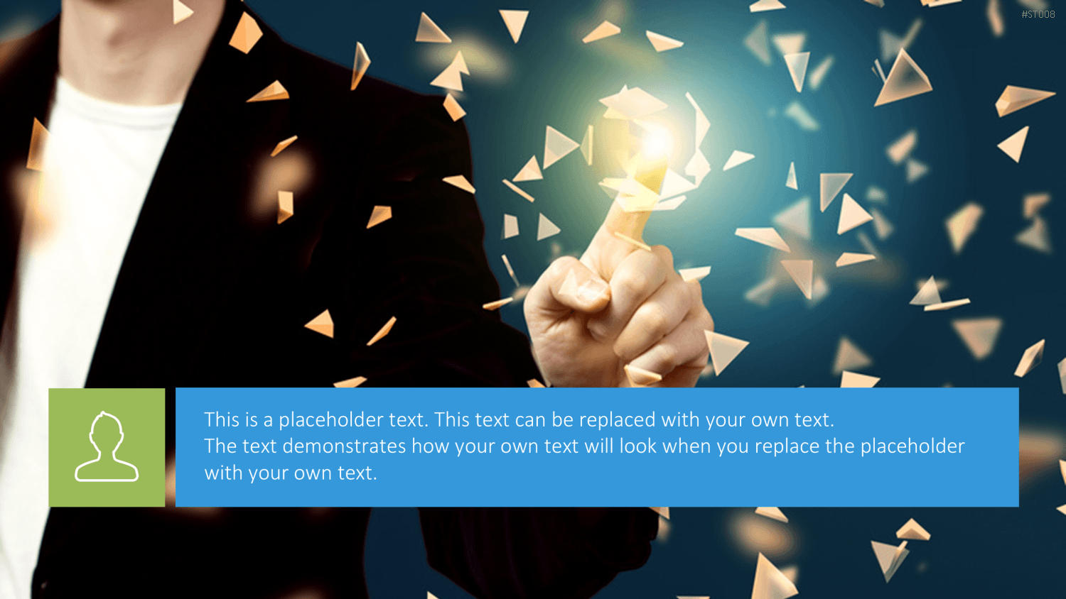 Flat Design - Kacheln PowerPoint-Vorlage