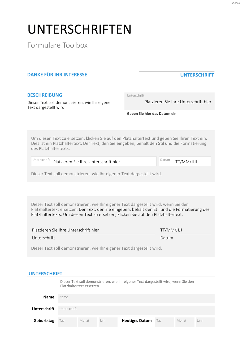Formulare-Toolbox PowerPoint-Vorlage