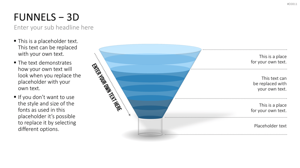 Trichter – 3D PowerPoint-Vorlage