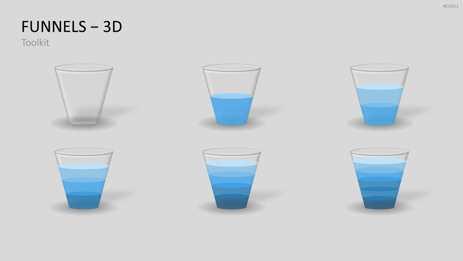 Trichter – 3D PowerPoint-Vorlage