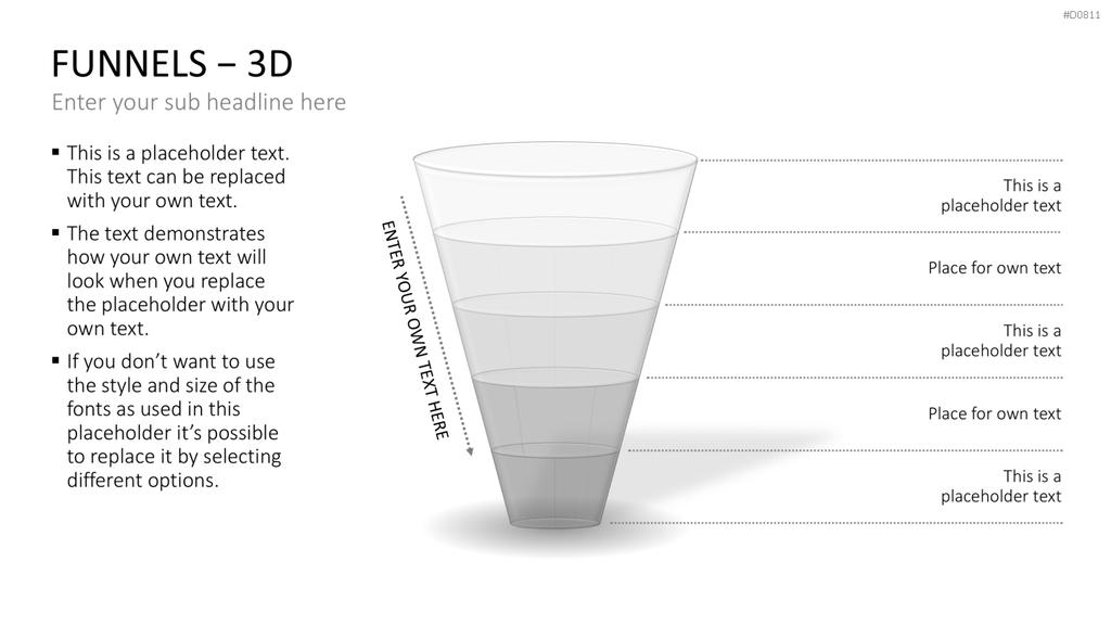 Trichter – 3D PowerPoint-Vorlage