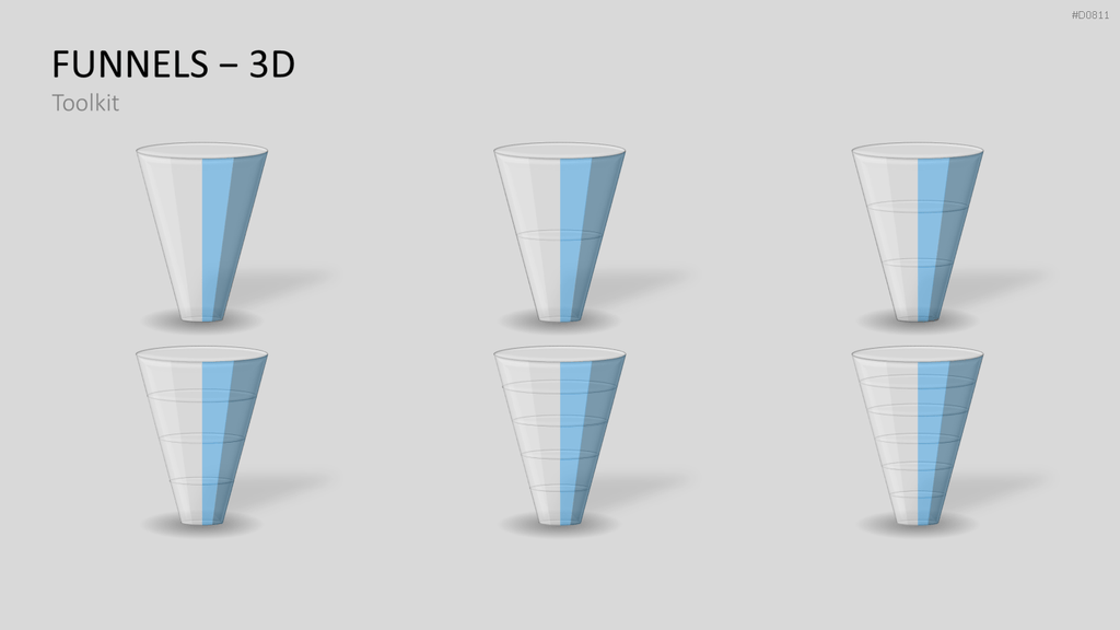 Trichter – 3D PowerPoint-Vorlage