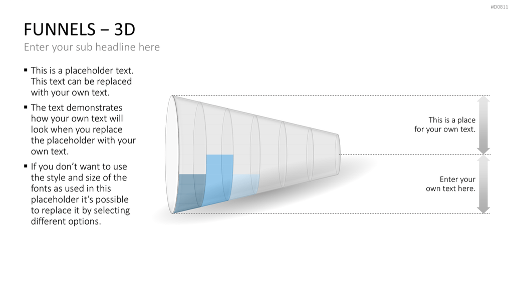 Trichter – 3D PowerPoint-Vorlage