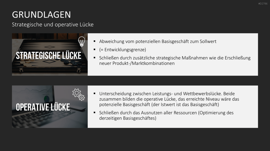 Gap-Analyse PowerPoint-Vorlage