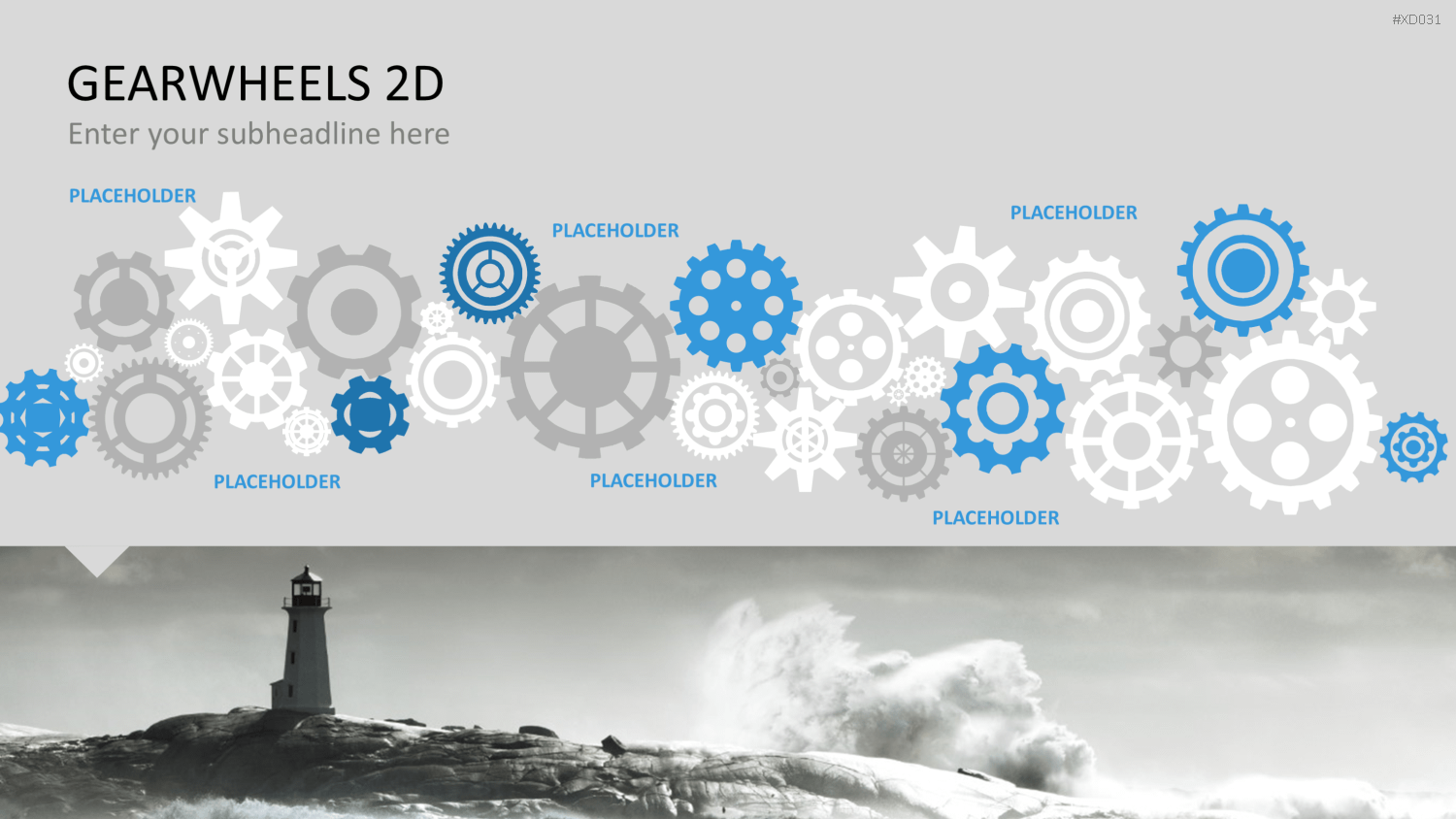 Zahnrad-Bundle PowerPoint-Vorlage