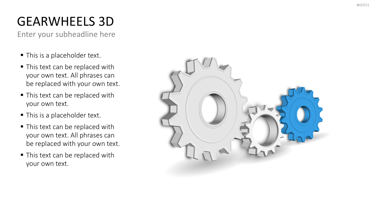 Zahnrad-Bundle PowerPoint-Vorlage