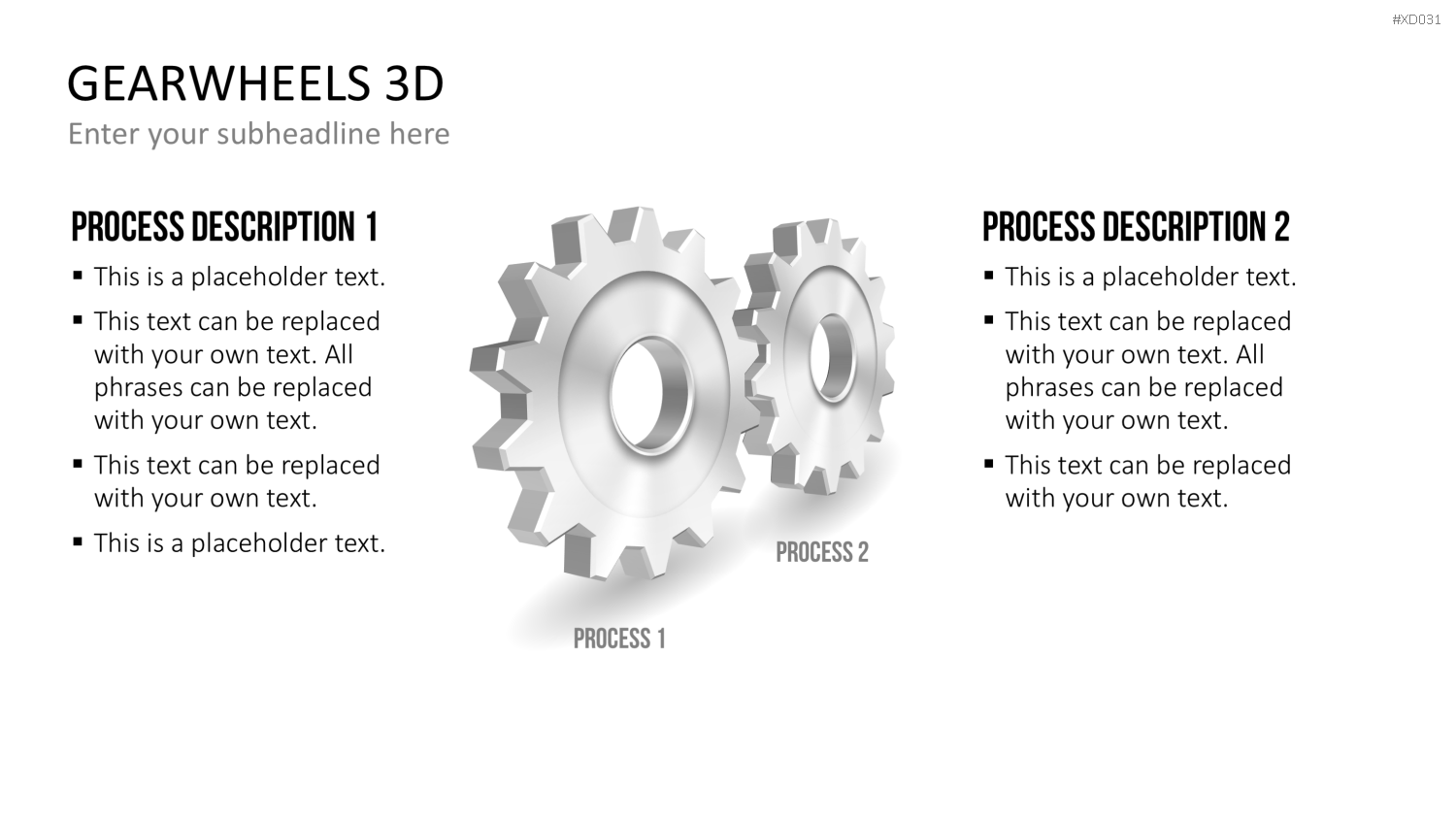 Zahnrad-Bundle PowerPoint-Vorlage