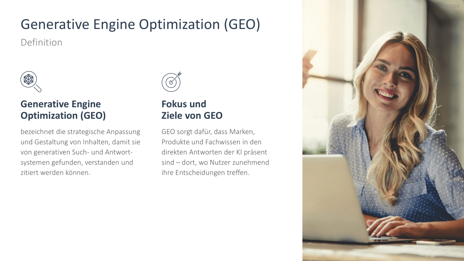 Generative Engine Optimization (GEO) PowerPoint-Vorlage