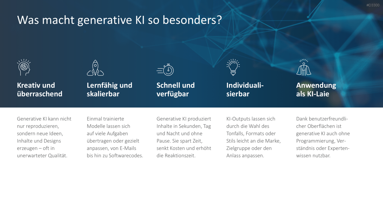 Generative KI PowerPoint-Vorlage