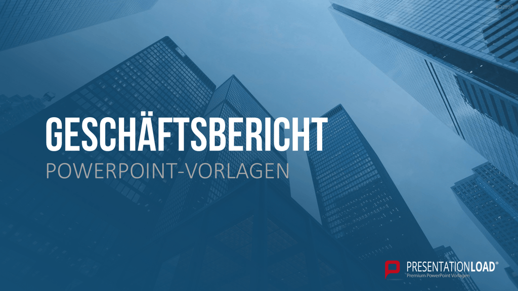 Geschäftsbericht / Bilanz PowerPoint-Vorlage
