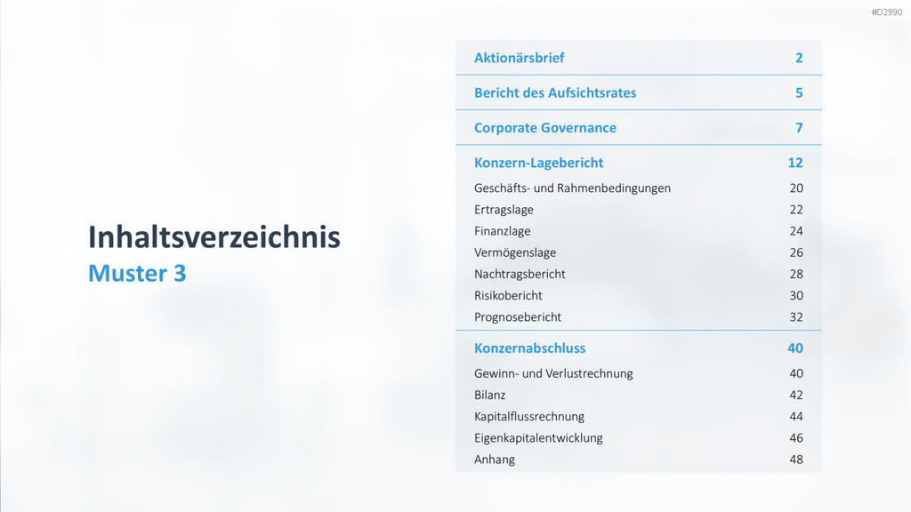 Geschäftsbericht / Bilanz PowerPoint-Vorlage