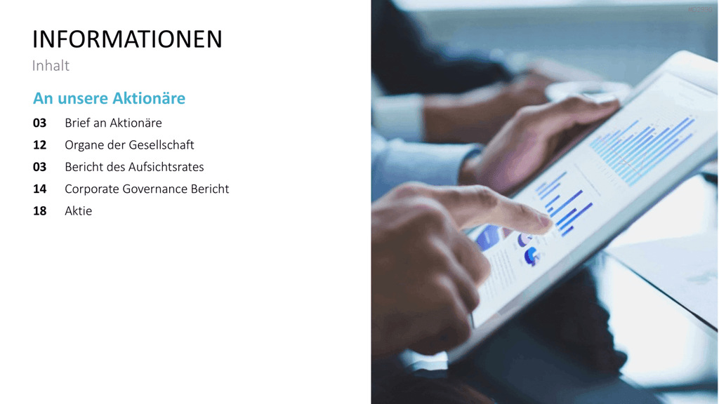 Geschäftsbericht / Bilanz PowerPoint-Vorlage