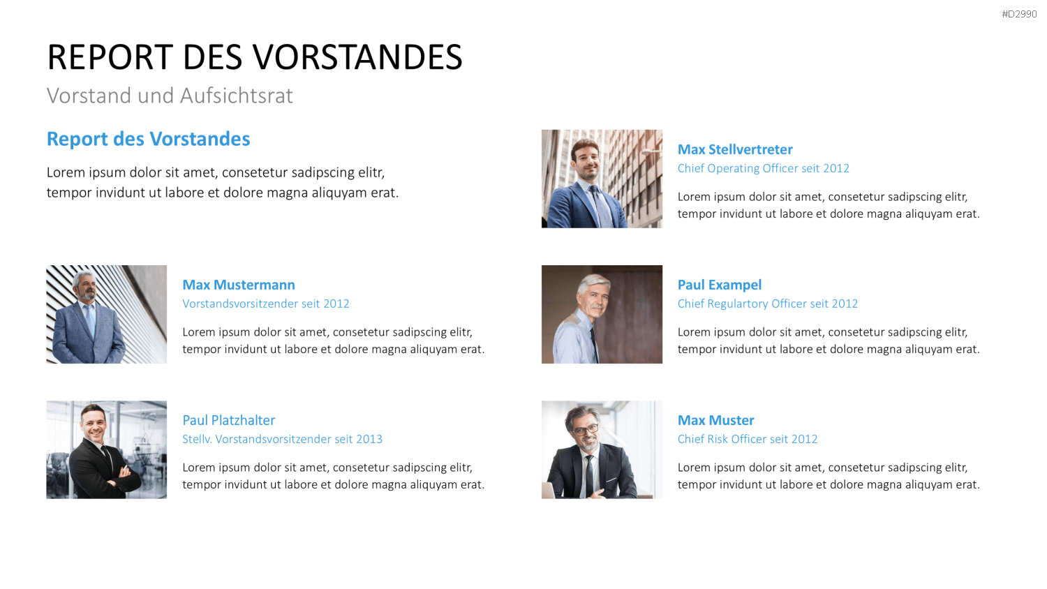 Geschäftsbericht / Bilanz PowerPoint-Vorlage
