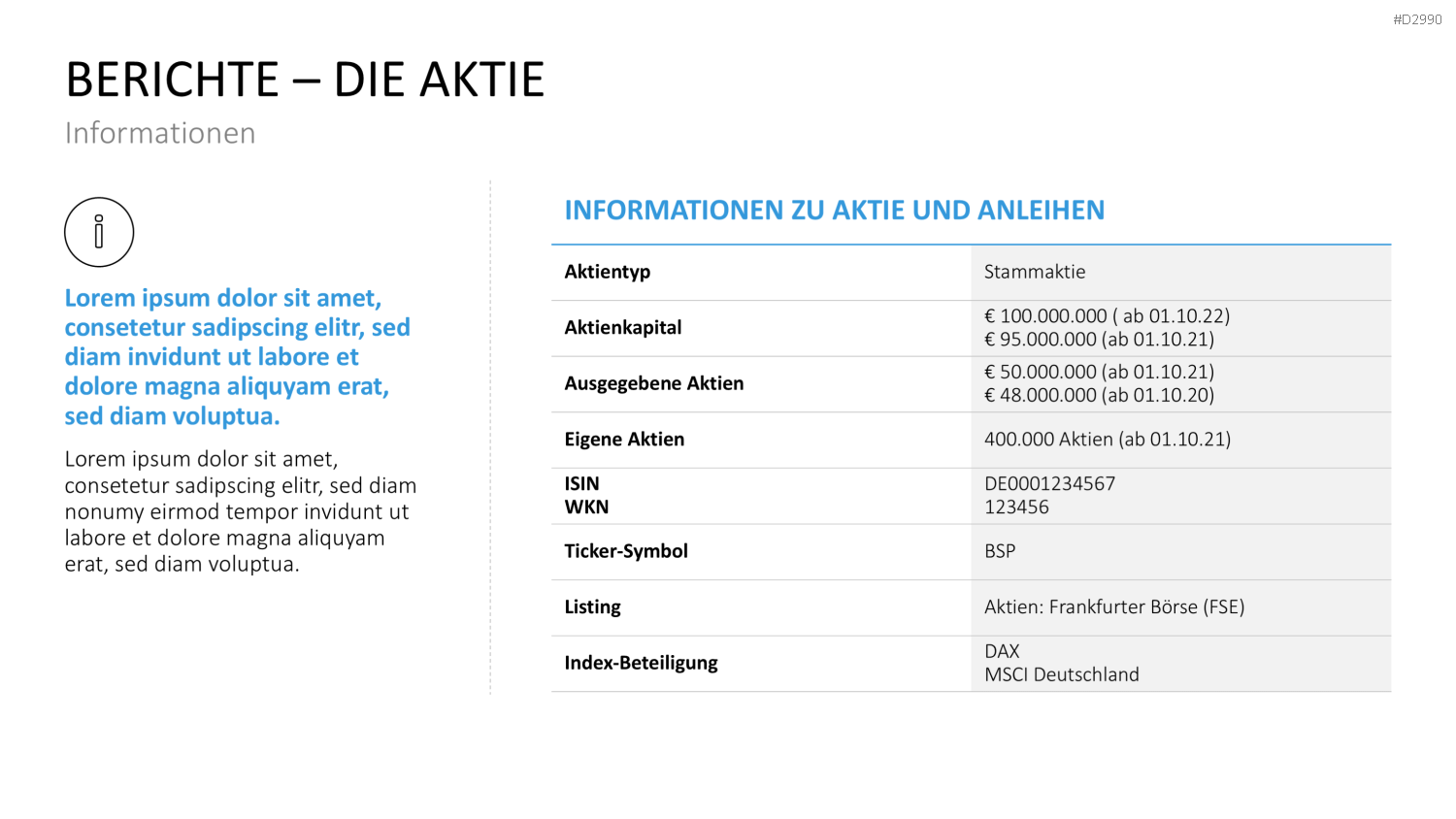 Geschäftsbericht / Bilanz PowerPoint-Vorlage