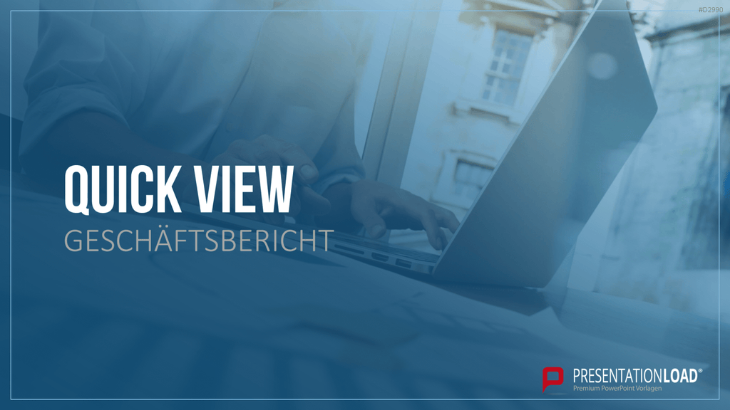 Geschäftsbericht / Bilanz PowerPoint-Vorlage