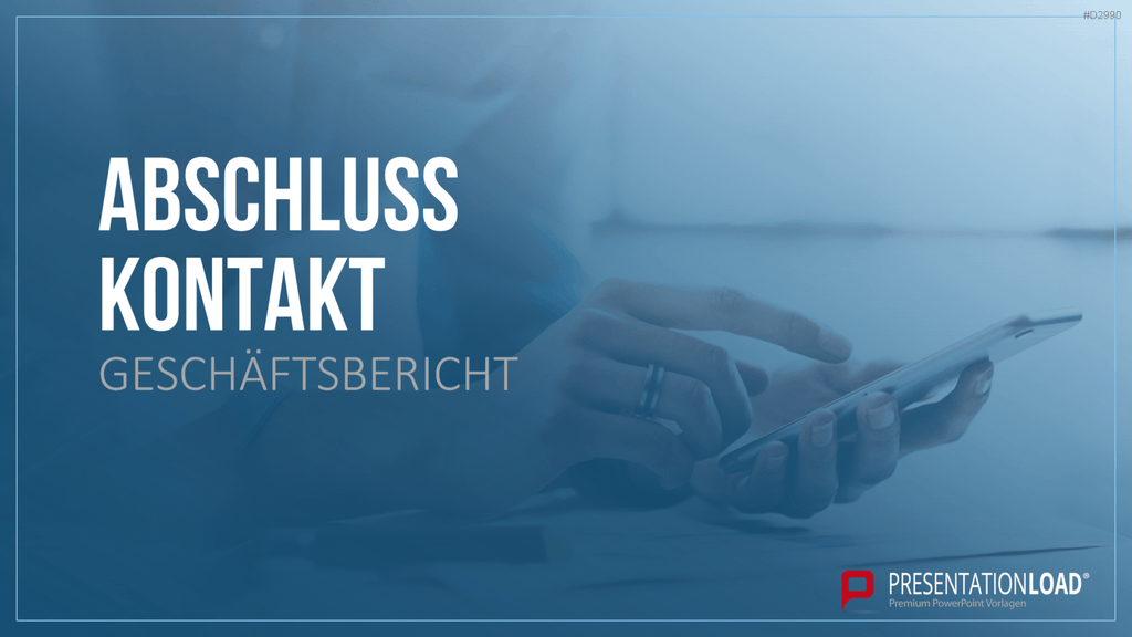 Geschäftsbericht / Bilanz PowerPoint-Vorlage