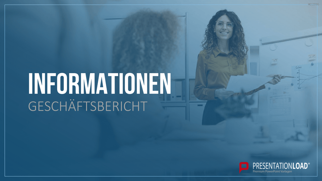 Geschäftsbericht / Bilanz PowerPoint-Vorlage