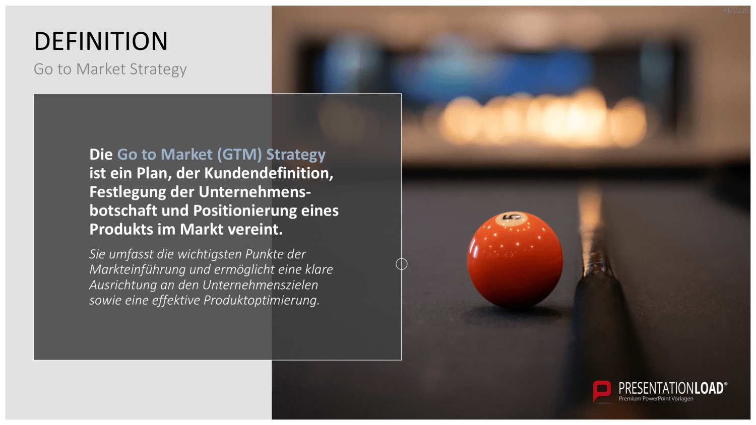 Go to Market (GTM) PowerPoint-Vorlage