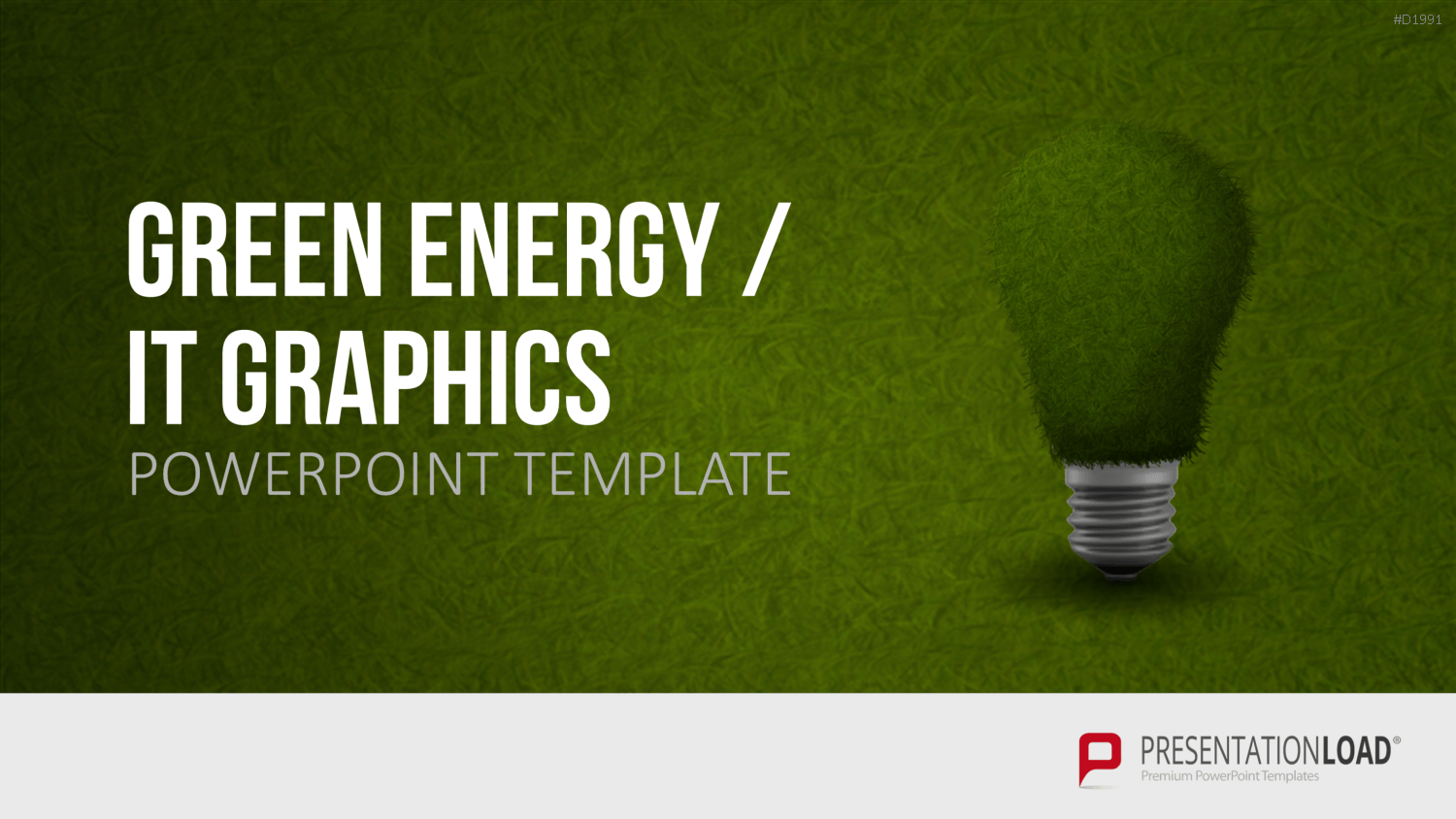 Green Energy - IT Set PowerPoint-Vorlage