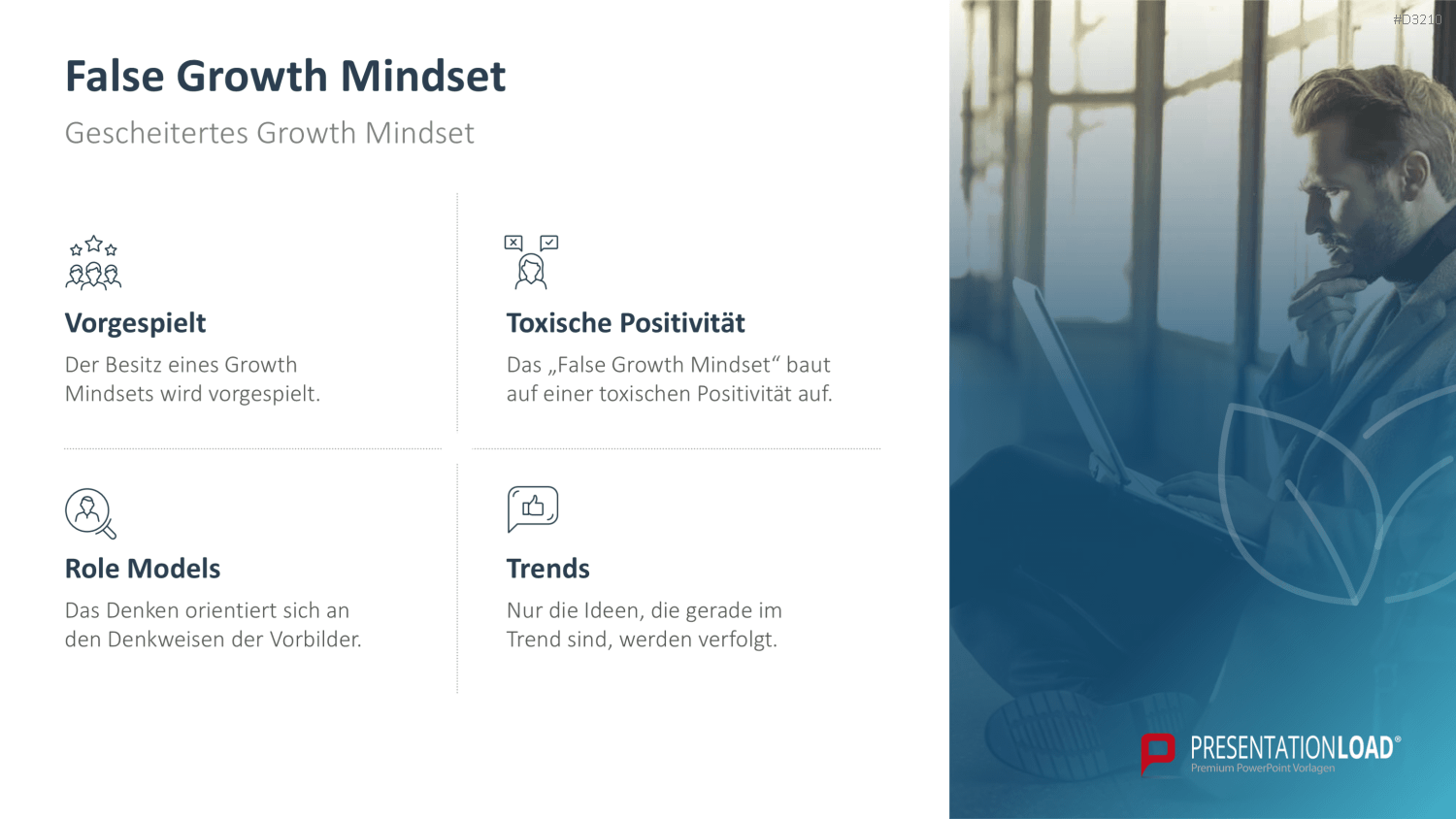 Growth Mindset PowerPoint-Vorlage