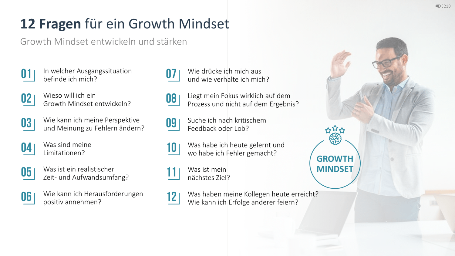 Growth Mindset PowerPoint-Vorlage