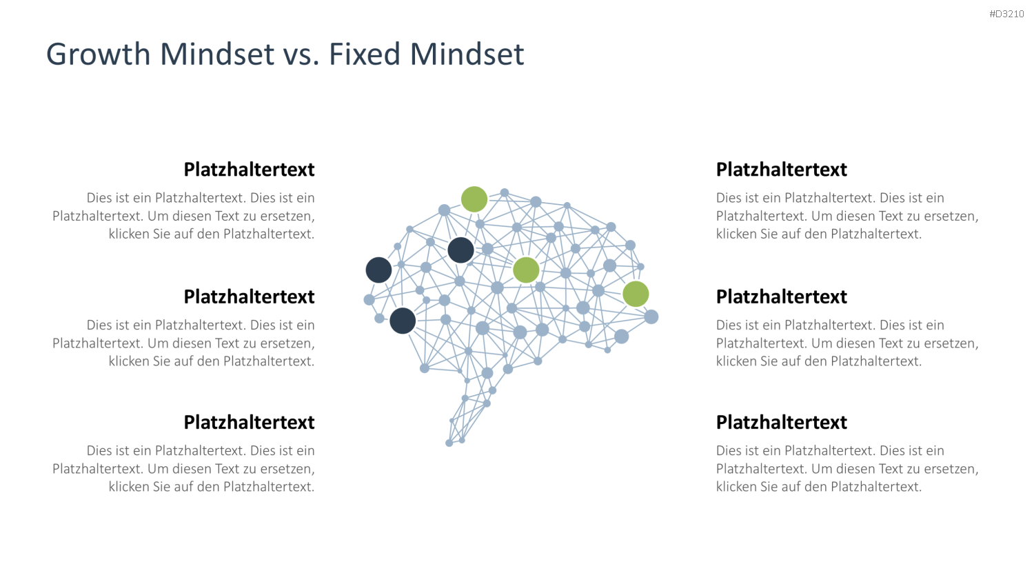 Growth Mindset PowerPoint-Vorlage