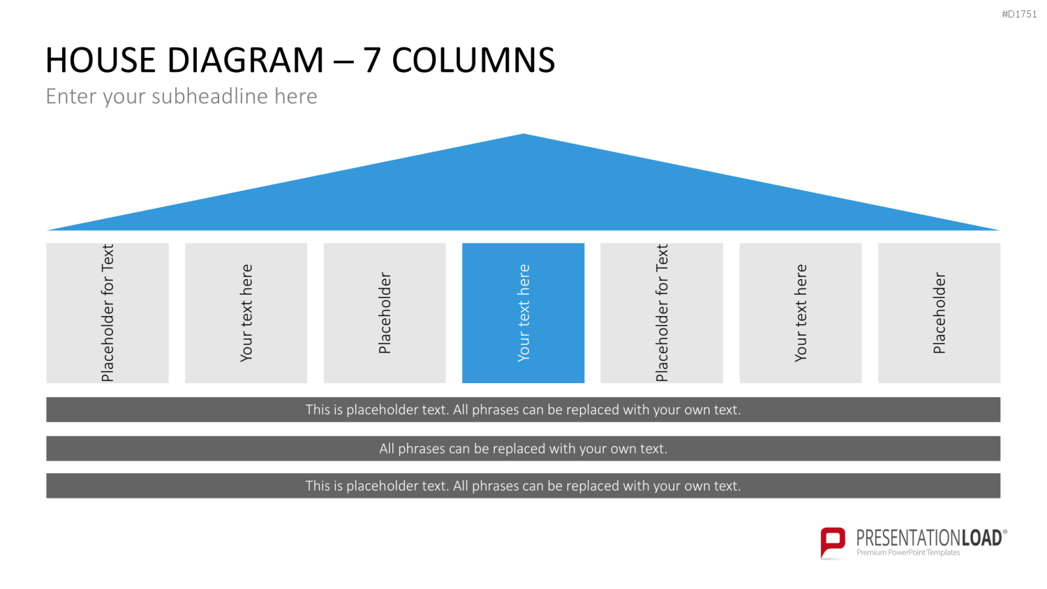 Hausdiagramm mit sieben Spalten