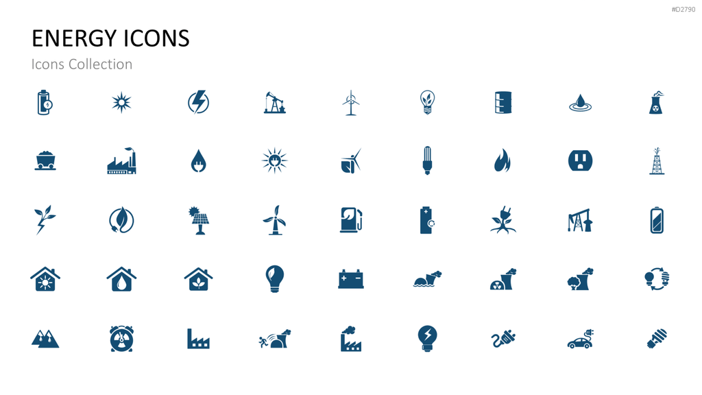 Icons Collection PowerPoint-Vorlage