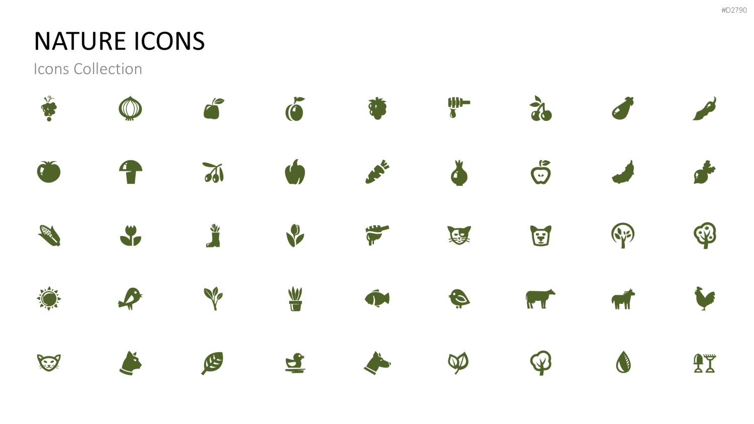 Icons Collection PowerPoint-Vorlage