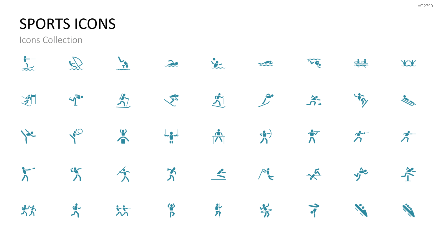 Icons Collection PowerPoint-Vorlage