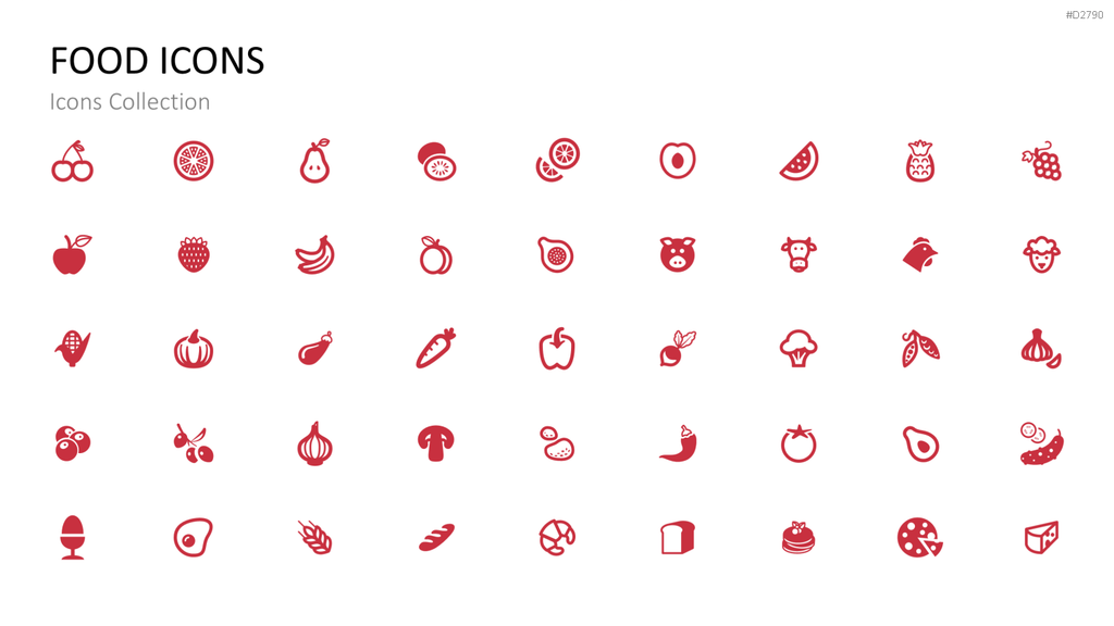 Icons Collection PowerPoint-Vorlage