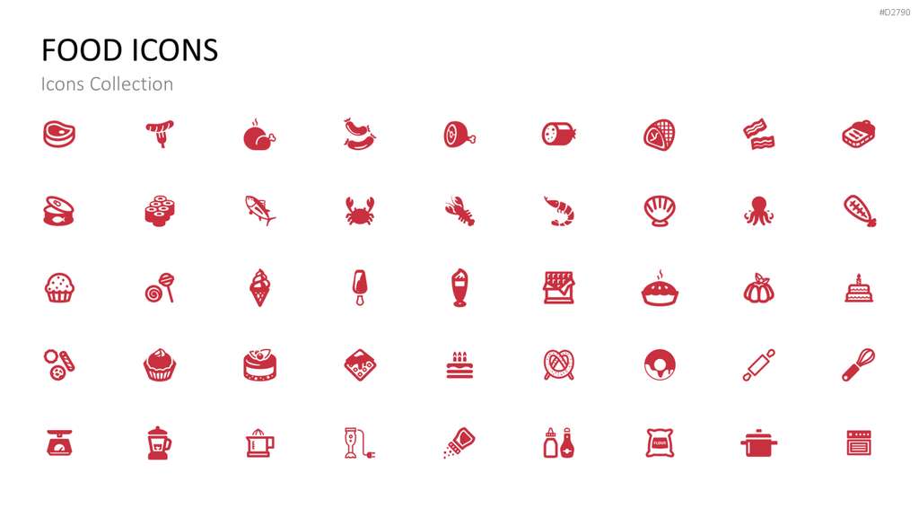 Icons Collection PowerPoint-Vorlage
