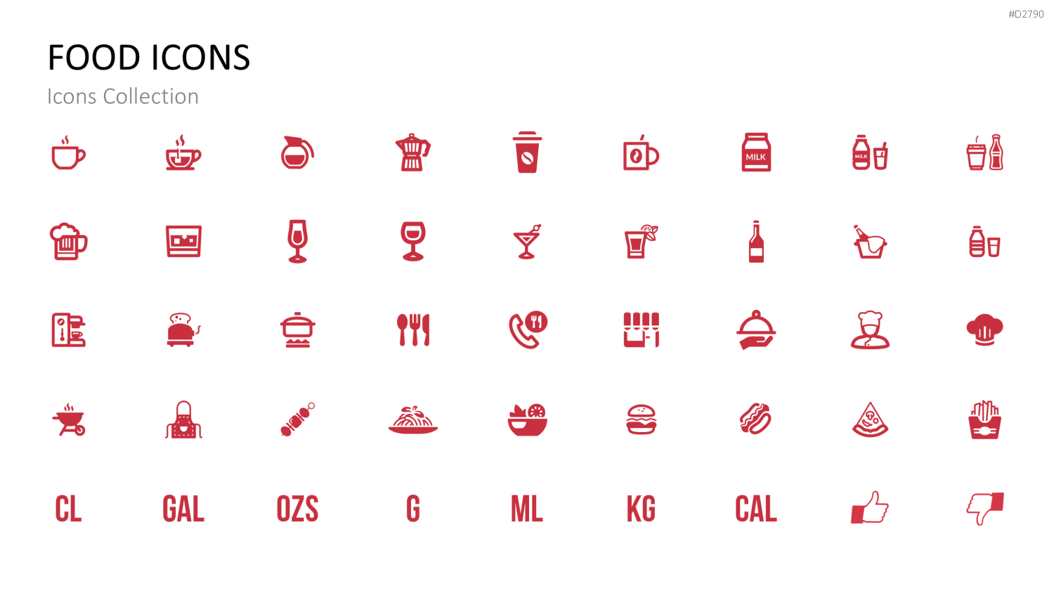 Icons Collection PowerPoint-Vorlage