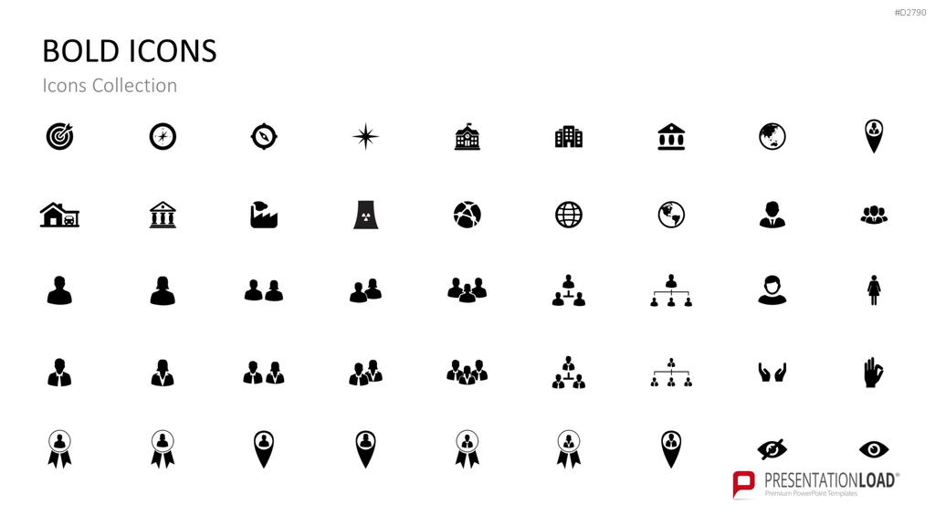 Icons Collection PowerPoint-Vorlage