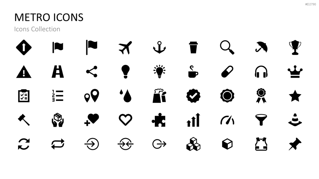 Icons Collection PowerPoint-Vorlage
