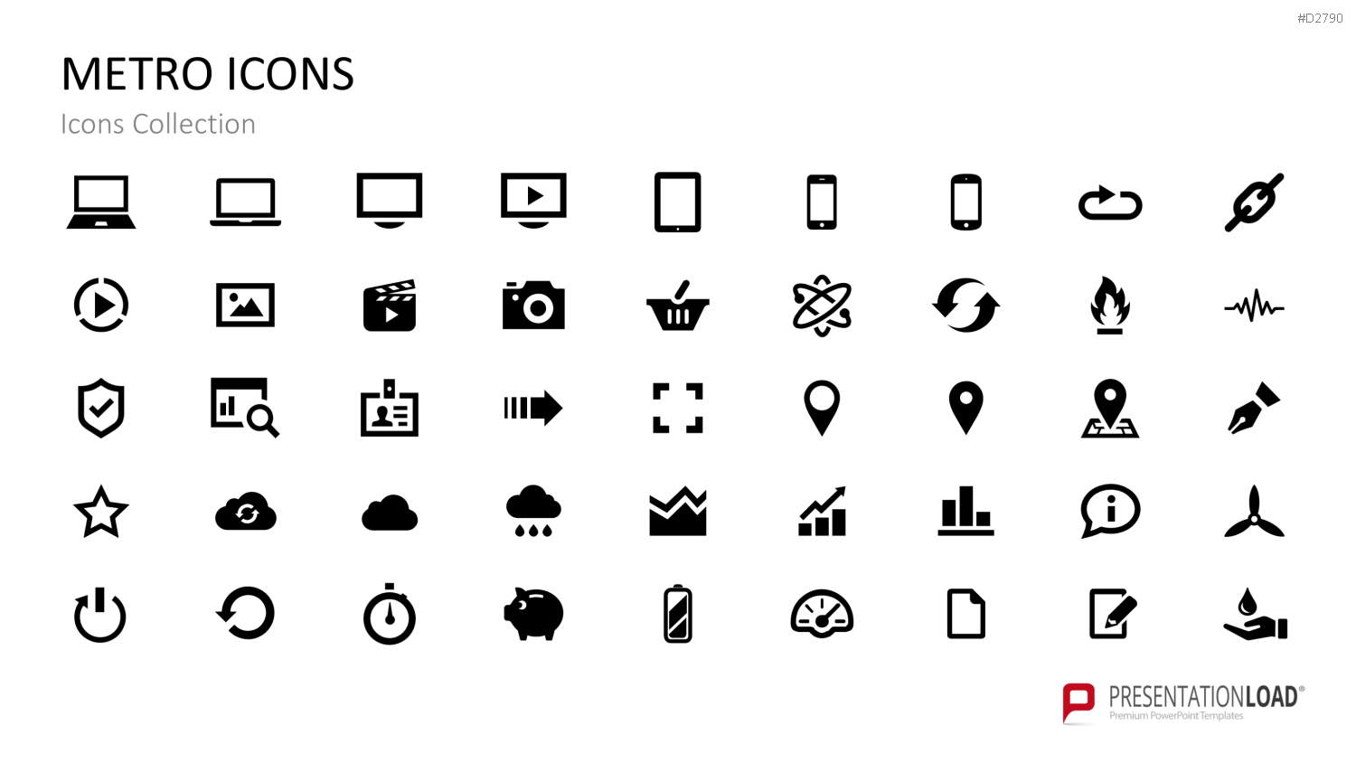 Icons Collection PowerPoint-Vorlage