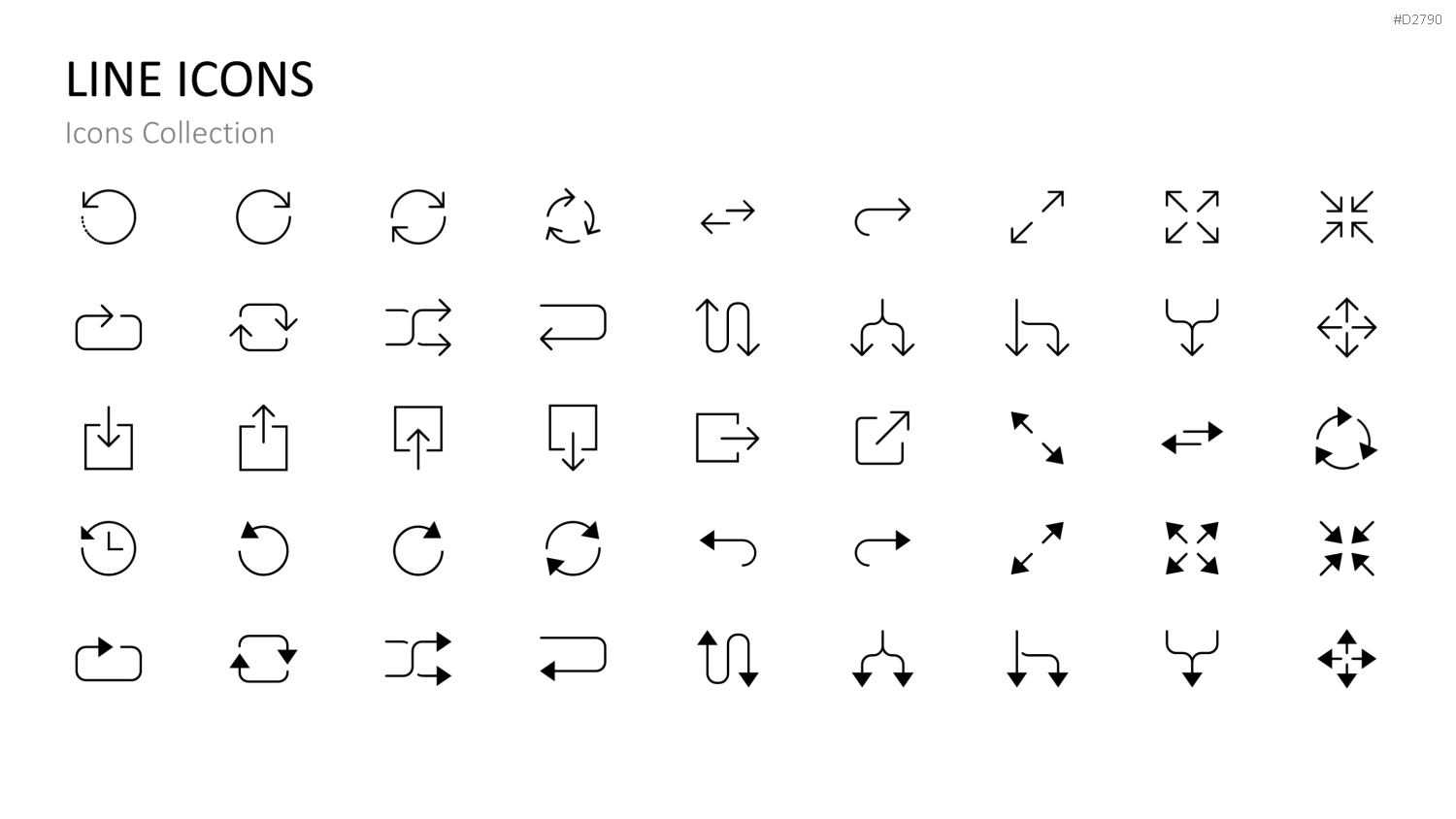 Icons Collection PowerPoint-Vorlage