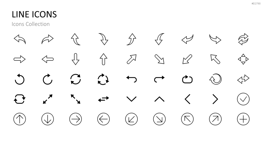 Icons Collection PowerPoint-Vorlage