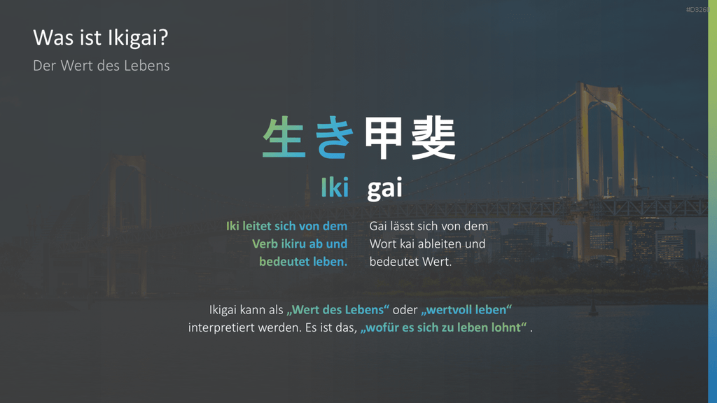 Ikigai-Methode PowerPoint-Vorlage