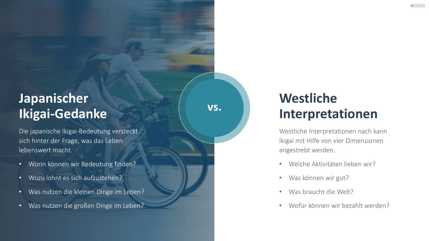 Ikigai-Methode PowerPoint-Vorlage