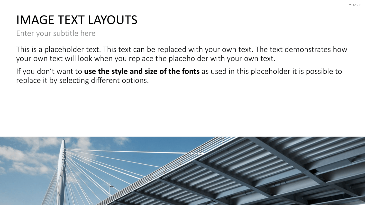 Bilder und Text Layouts PowerPoint-Vorlage
