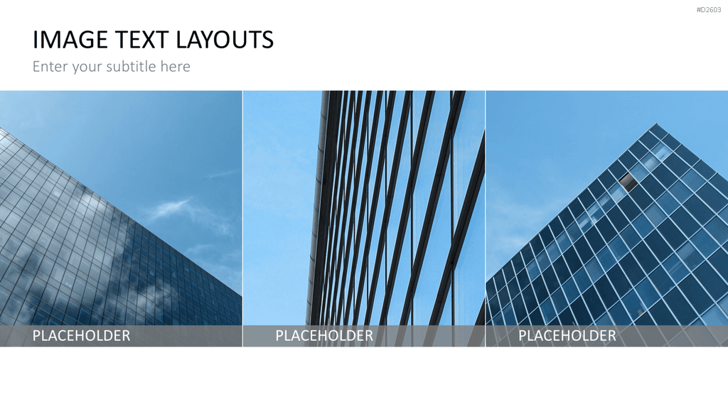 Bilder und Text Layouts PowerPoint-Vorlage