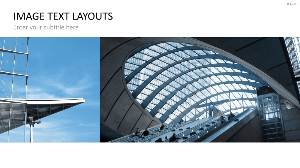 Bilder und Text Layouts PowerPoint-Vorlage