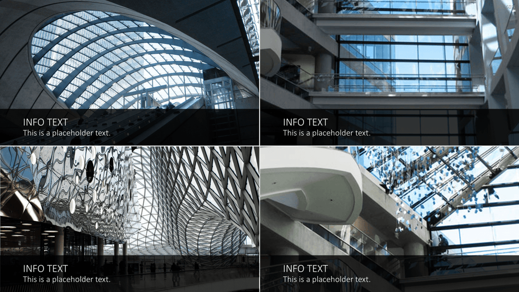 Bilder und Text Layouts PowerPoint-Vorlage