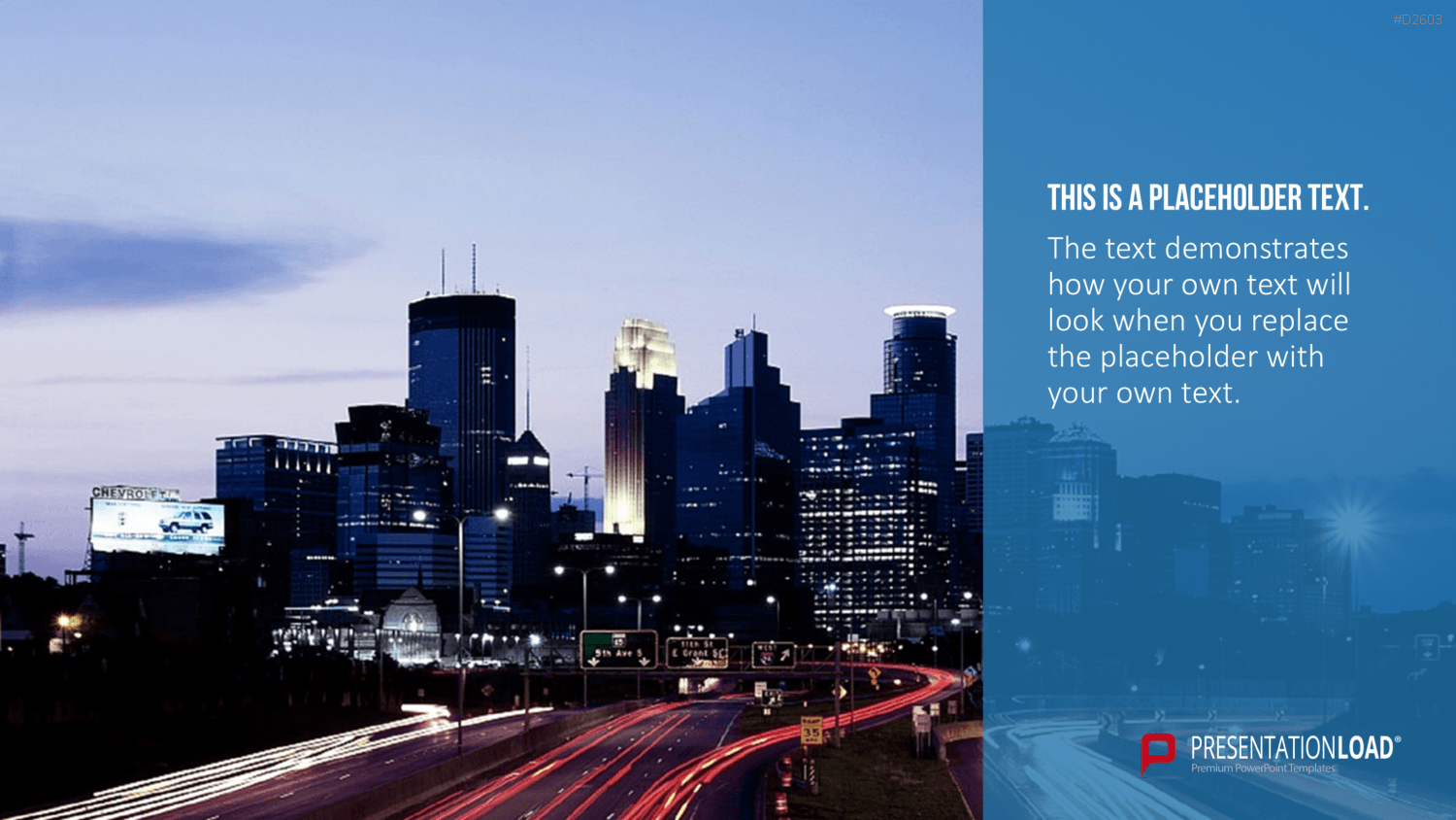 Bilder und Text Layouts PowerPoint-Vorlage