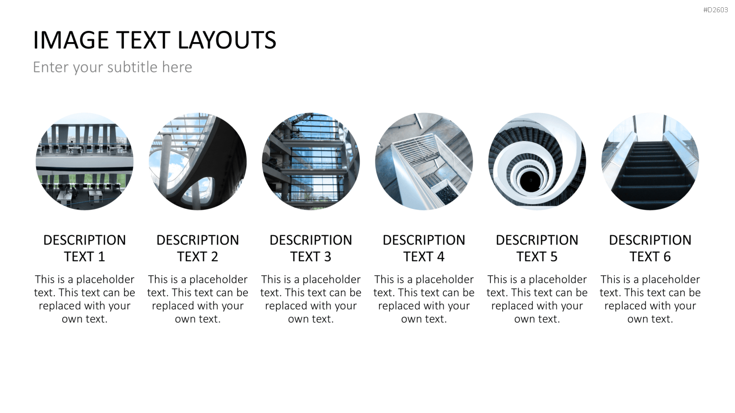 Bilder und Text Layouts PowerPoint-Vorlage