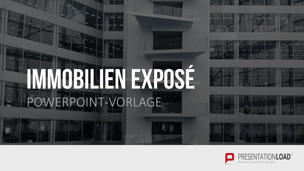 Immobilien Exposé Vorlagen PowerPoint-Vorlage