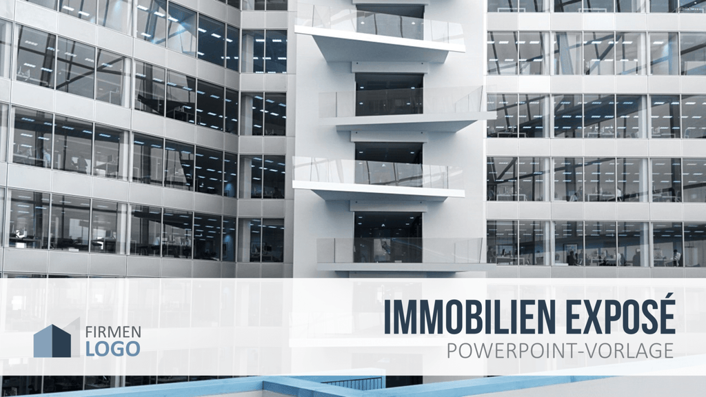 Immobilien Exposé Vorlagen PowerPoint-Vorlage