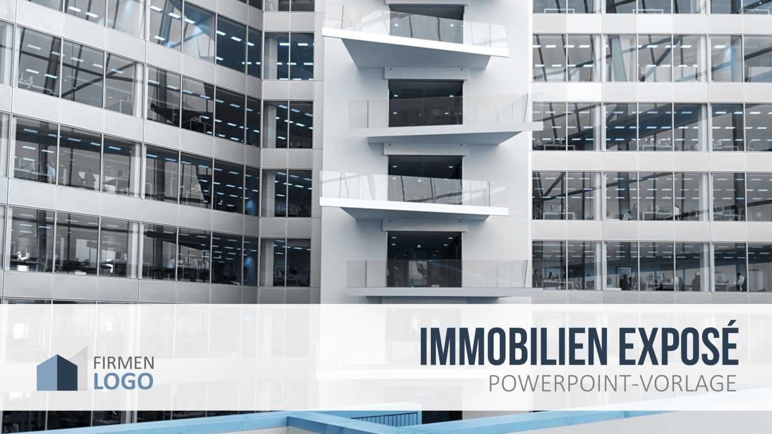 Immobilien Exposé Vorlagen PowerPoint-Vorlage